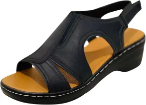Orthopedic Hiking Sandals Women Adjustable Straps Arch Support Thick Cushion Outdoor Walking Shoes Plantar Fasciitis Relief Summer Sport