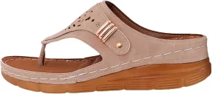 Orthopedic Sandals for Women Summer Comfy Sandals Arch Support Wedge Slippers 2025 Flip Flops Sandal Summer Shoes