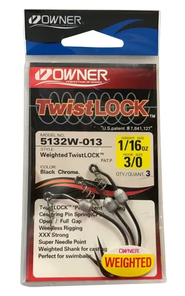 Owner Weighted TwistLock Hooks