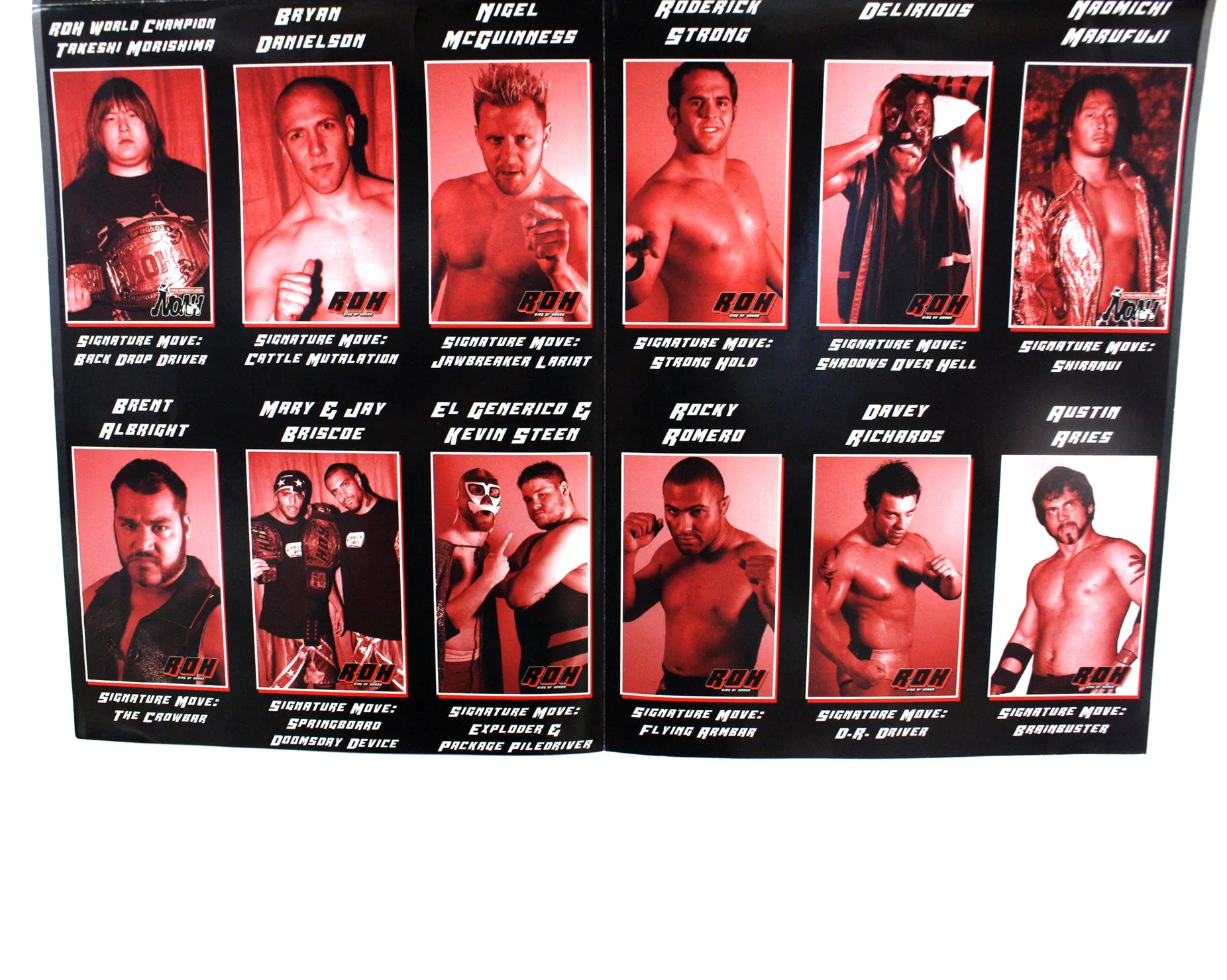 ROH 2007 FOLD-OUT POSTER