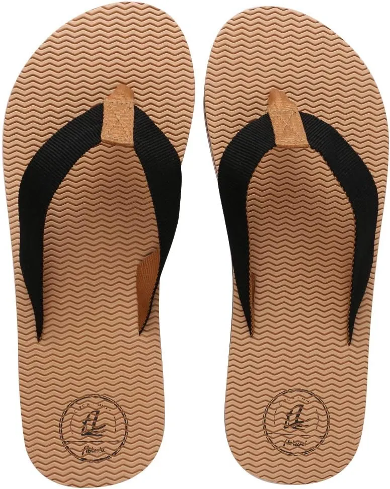 ROXIE Summer Beach Slippers Flip Flops for Women Non Slip Thong Sandals with Arch Support