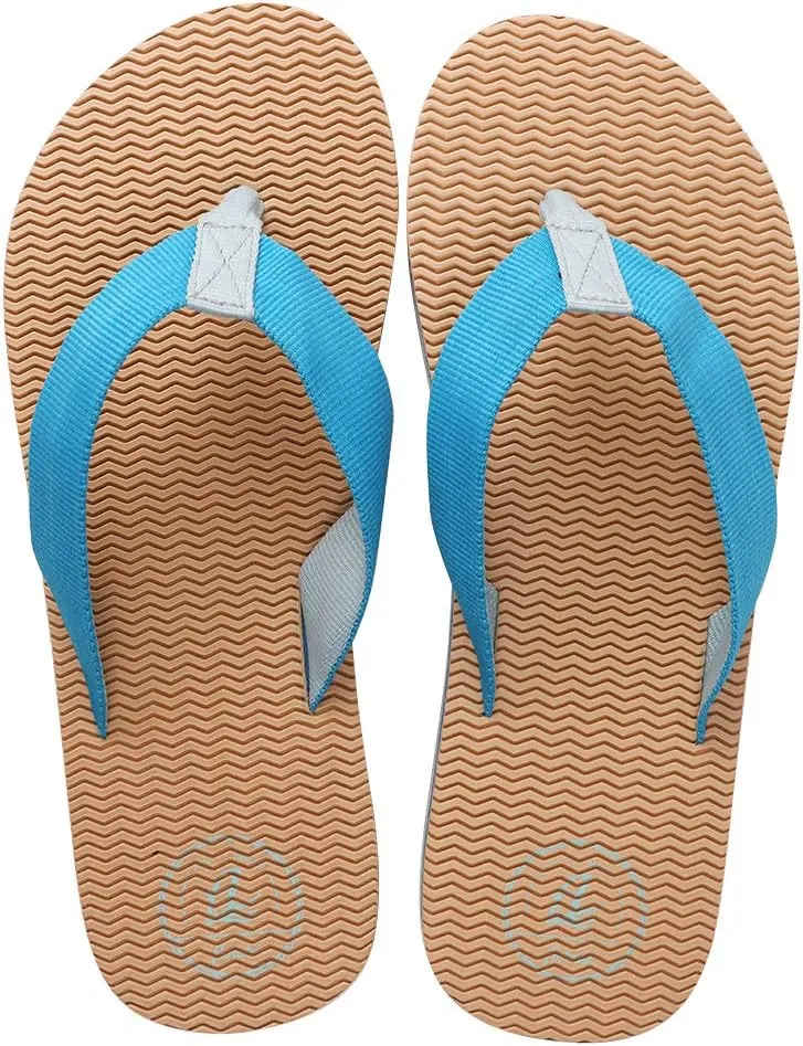 ROXIE Summer Beach Slippers Flip Flops for Women Non Slip Thong Sandals with Arch Support
