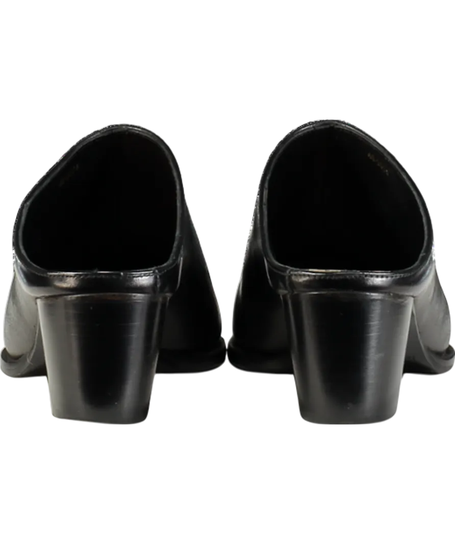 Russell & Bromley Black Betton Western Mules UK 7 EU 40 