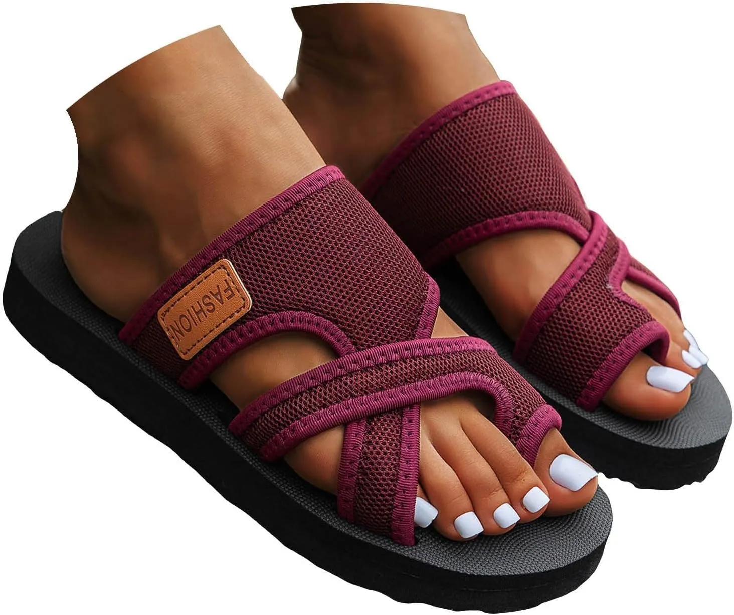 Sandals Women Comfortable Summer Walking Breathable Mesh Slide Cushion Orthopedic Slippers Arch Support Shoes