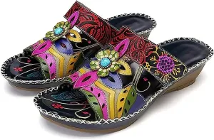 Sandals Women Dressy Comfortable Walking Orthopedic Flip Flops Summer Orthotic Beach Shoes Slides with Arch Support