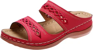 Sandals Women Dressy Summer Flat Island Cute Casual Beach Shoes Orthotic Flip Flops Slides Orthopedic Slippers 2025