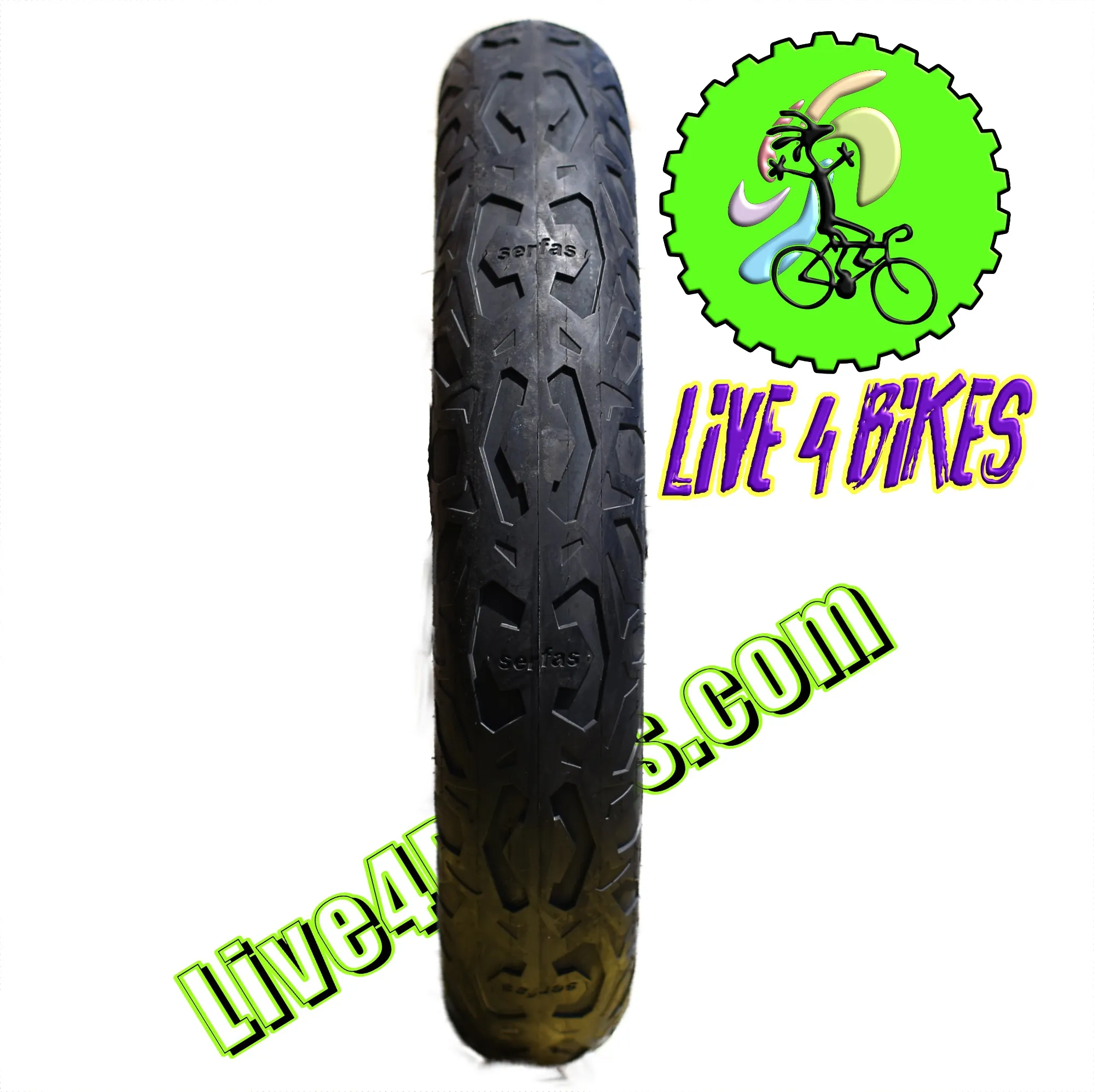 Serfas 20x4.25 eBike Tire City Smooth Fat E-bike HD Heavy Duty Thornproof