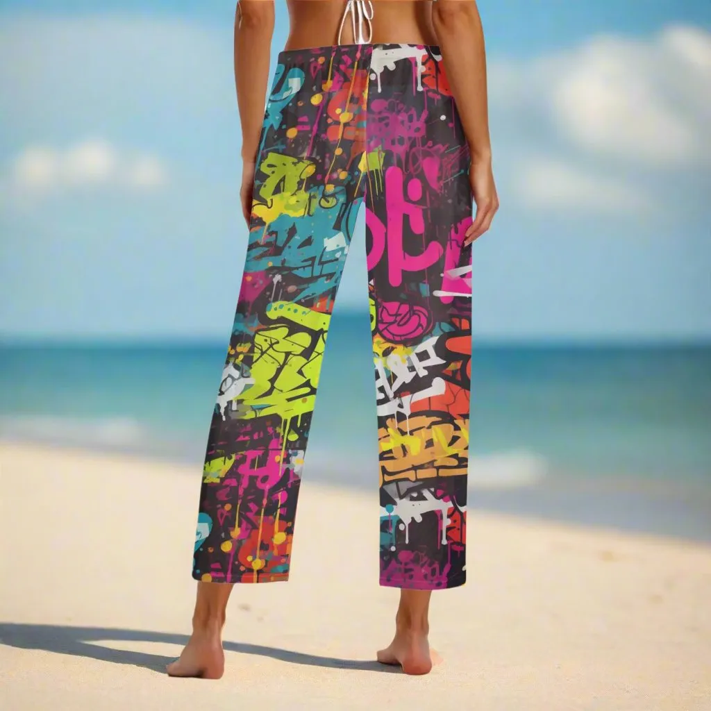 Street Art Cover Up Pants