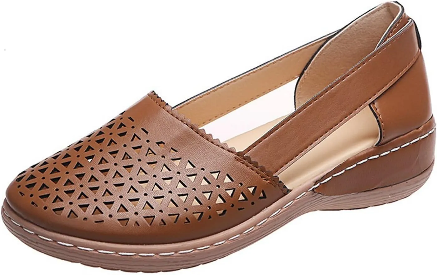 Summer Sandals for Women 2025 New Women's Orthopedic Fisherman Sandal Mesh Wedge Slip on Casual Vacation Shoes with Arch Support for All Day Wear
