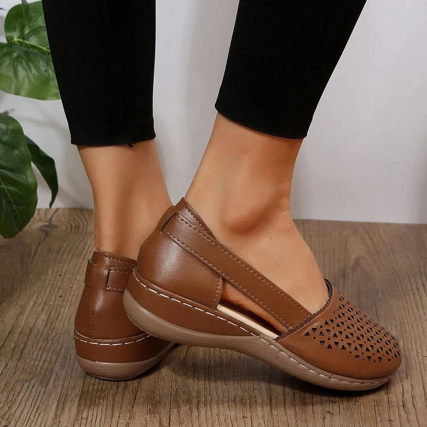 Summer Sandals for Women 2025 New Women's Orthopedic Fisherman Sandal Mesh Wedge Slip on Casual Vacation Shoes with Arch Support for All Day Wear