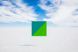 Teal and Green Square