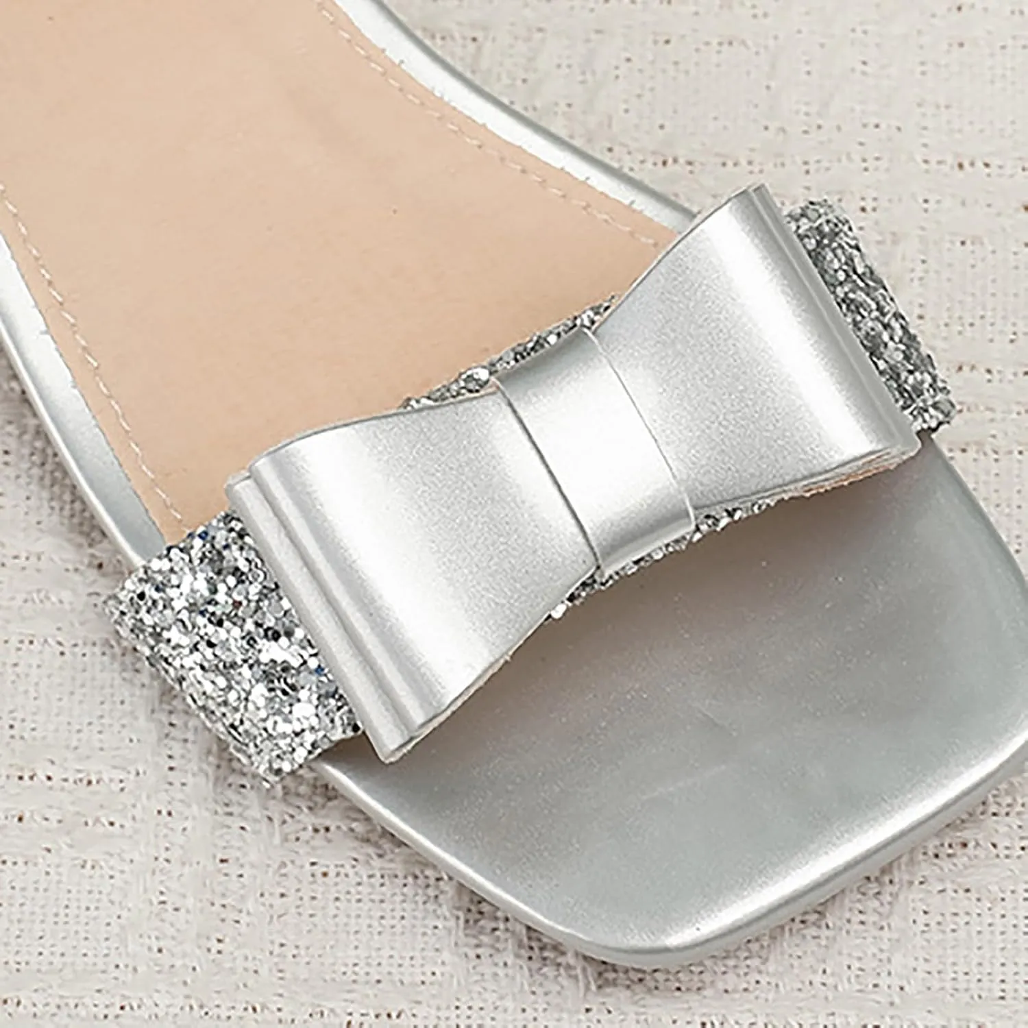 Toddler Boys Girls Double Sandals Girls Shoes Princess Shoes Summer Silver High Heels Students Large And Medium Children Crystal Sandals High Top Summer Outdoor Unisex Child Sport