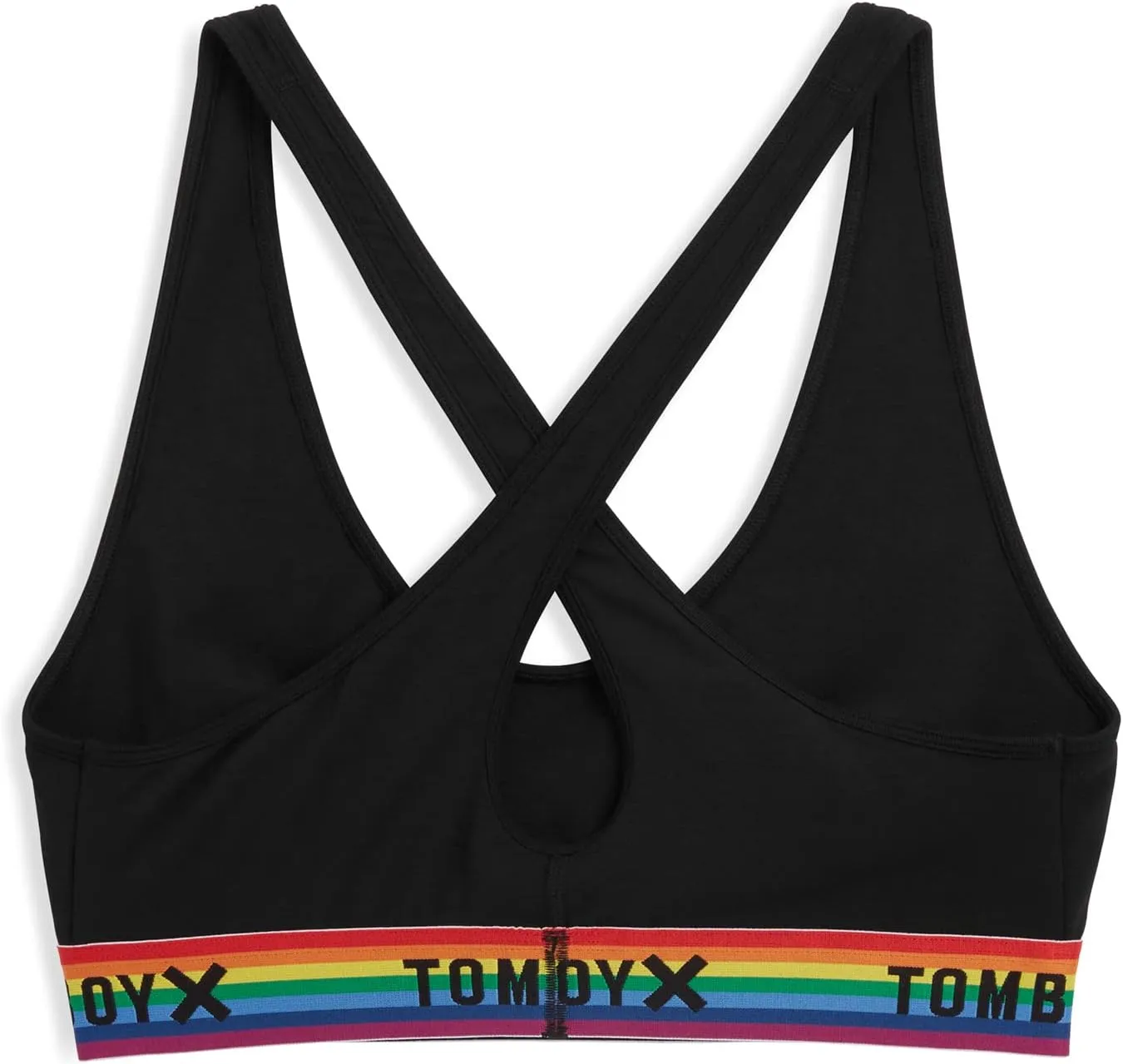 TomboyX All Day Bralette, Micromodal with Low Neck and Criss Cross Straps, Wire-Free (XS to 4X)