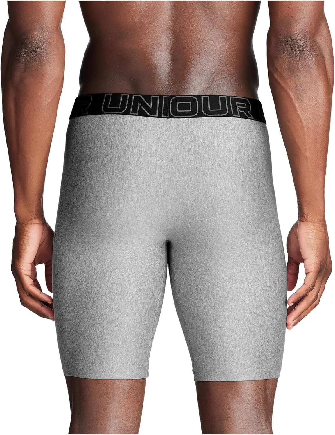 Under Armour Men's Multi-Pack Performance Tech Long-Leg Boxer Brief, 9" Inseam, All-Day Comfort