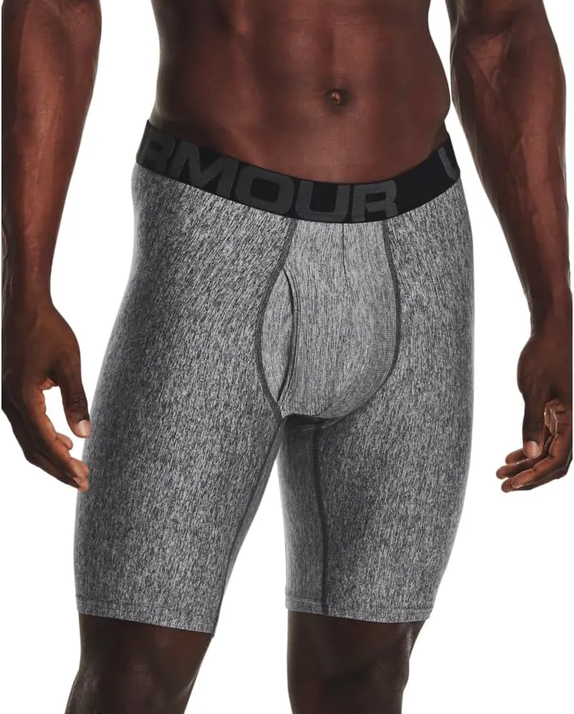 Under Armour Performance Tech Mesh Boxerjock Brief, 9" Inseam, All-day Comfort Long Leg Boxer Brief