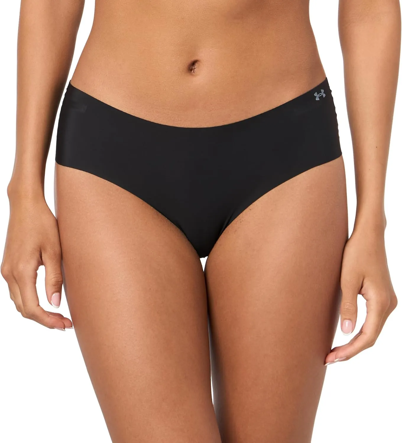 Under Armour Women's 3-Pack Pure Stretch No Show Bikini Underwear, All-Day Comfort & Ultra-Soft Fit