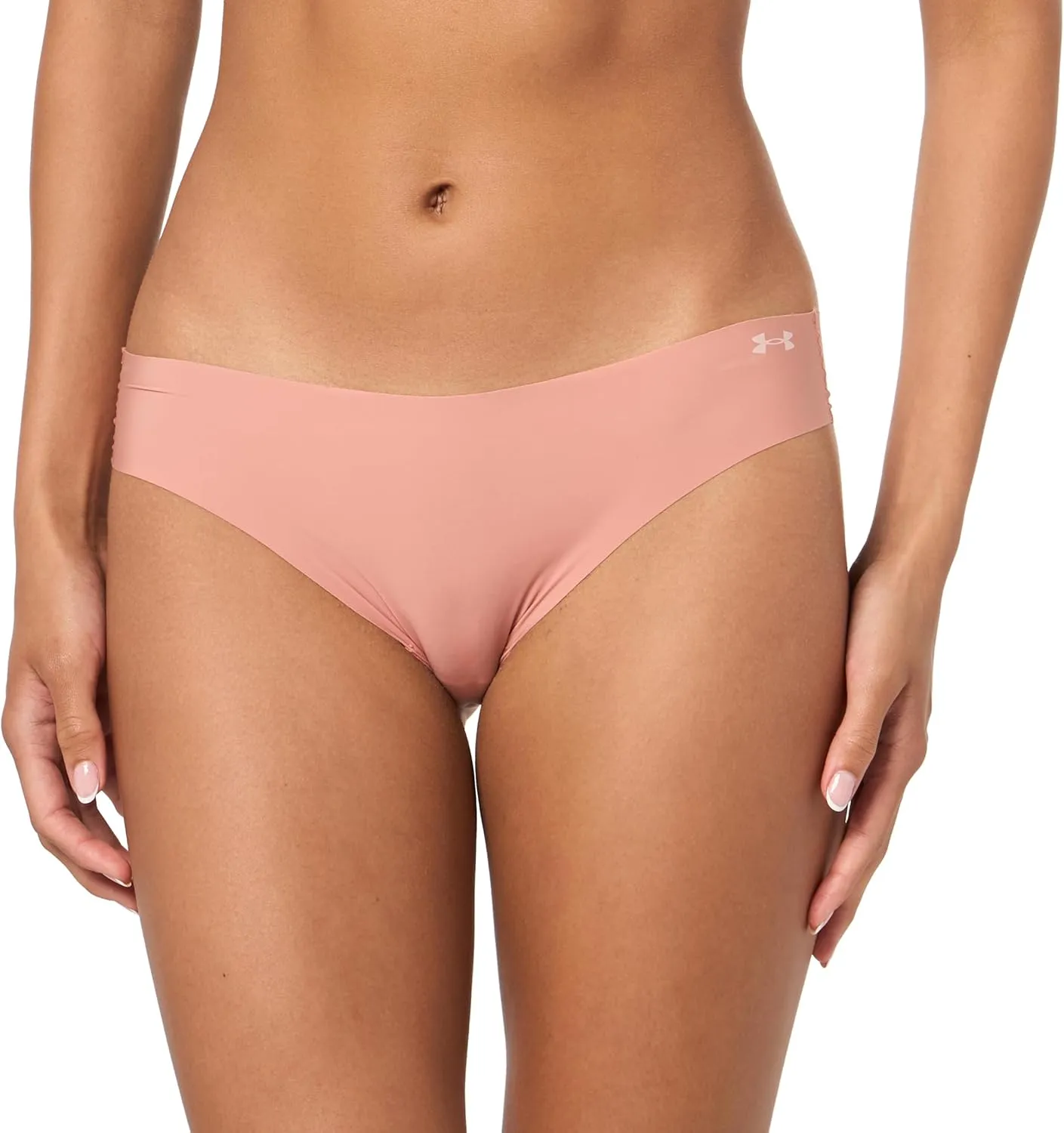 Under Armour Women's 3-Pack Pure Stretch No Show Bikini Underwear, All-Day Comfort & Ultra-Soft Fit