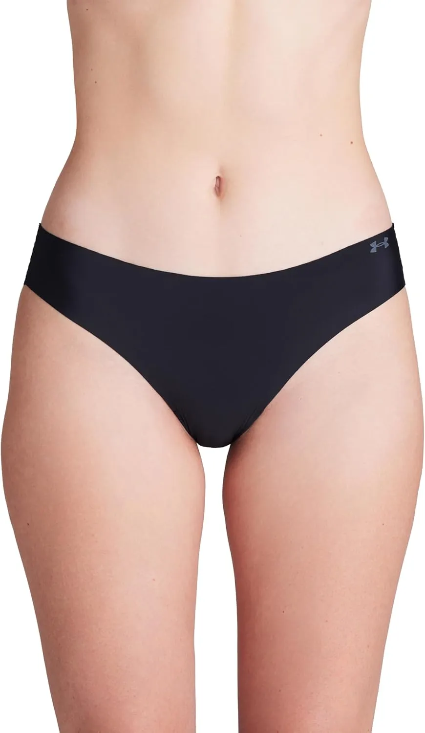 Under Armour Women's 3-Pack Pure Stretch No Show Bikini Underwear, All-Day Comfort & Ultra-Soft Fit