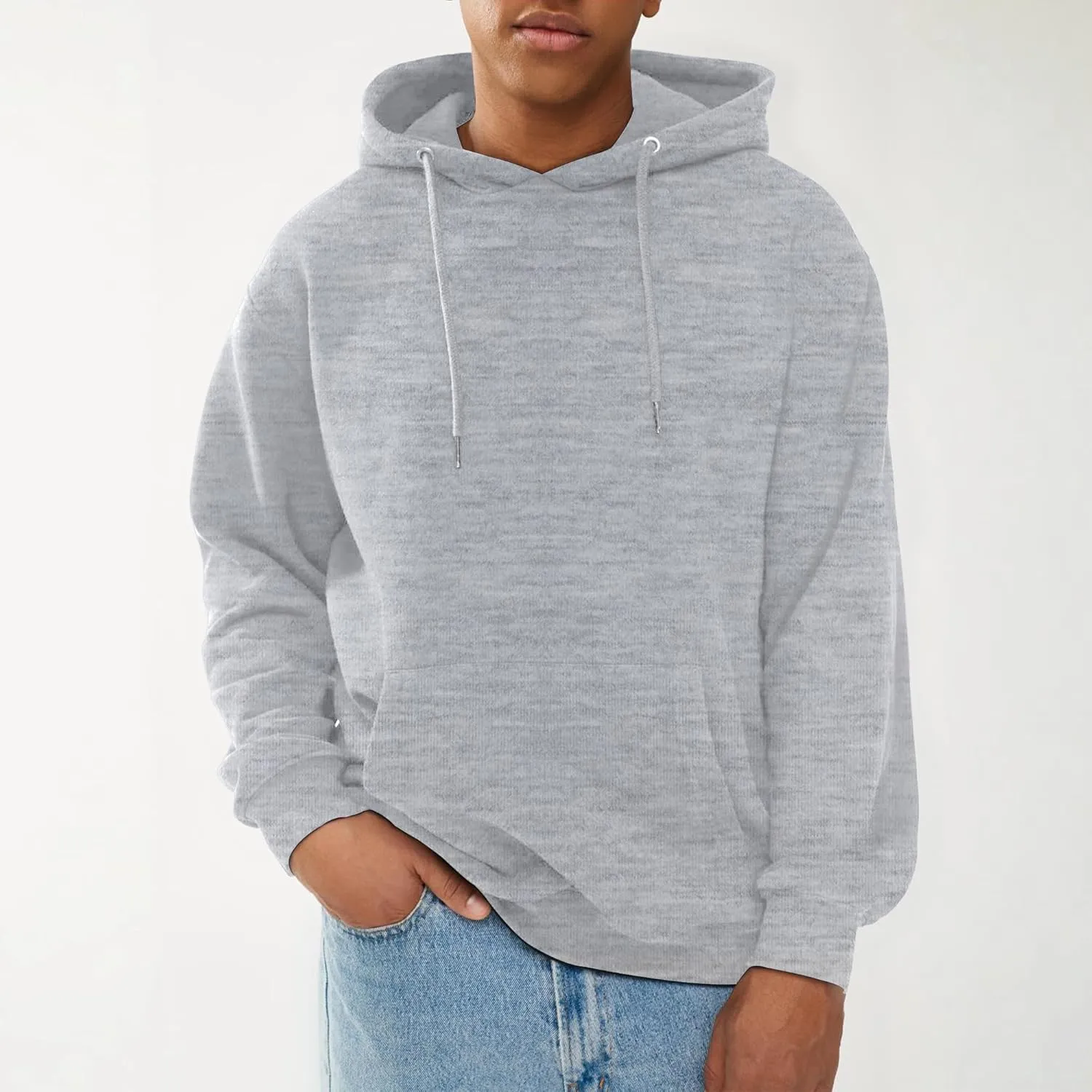 Unisex Adult Fleece Hoodies, Breathable, Pullover Hooded Sweatshirt