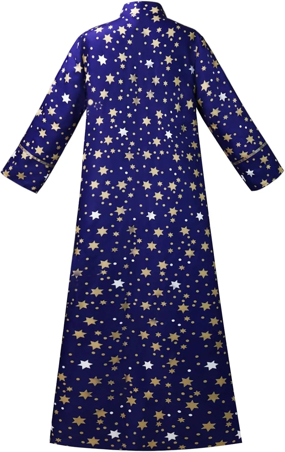 Unisex Wizard Costume Adult Wizard Cosplay Witch Cloak Stars Magician Cape and Hat Halloween Outfits