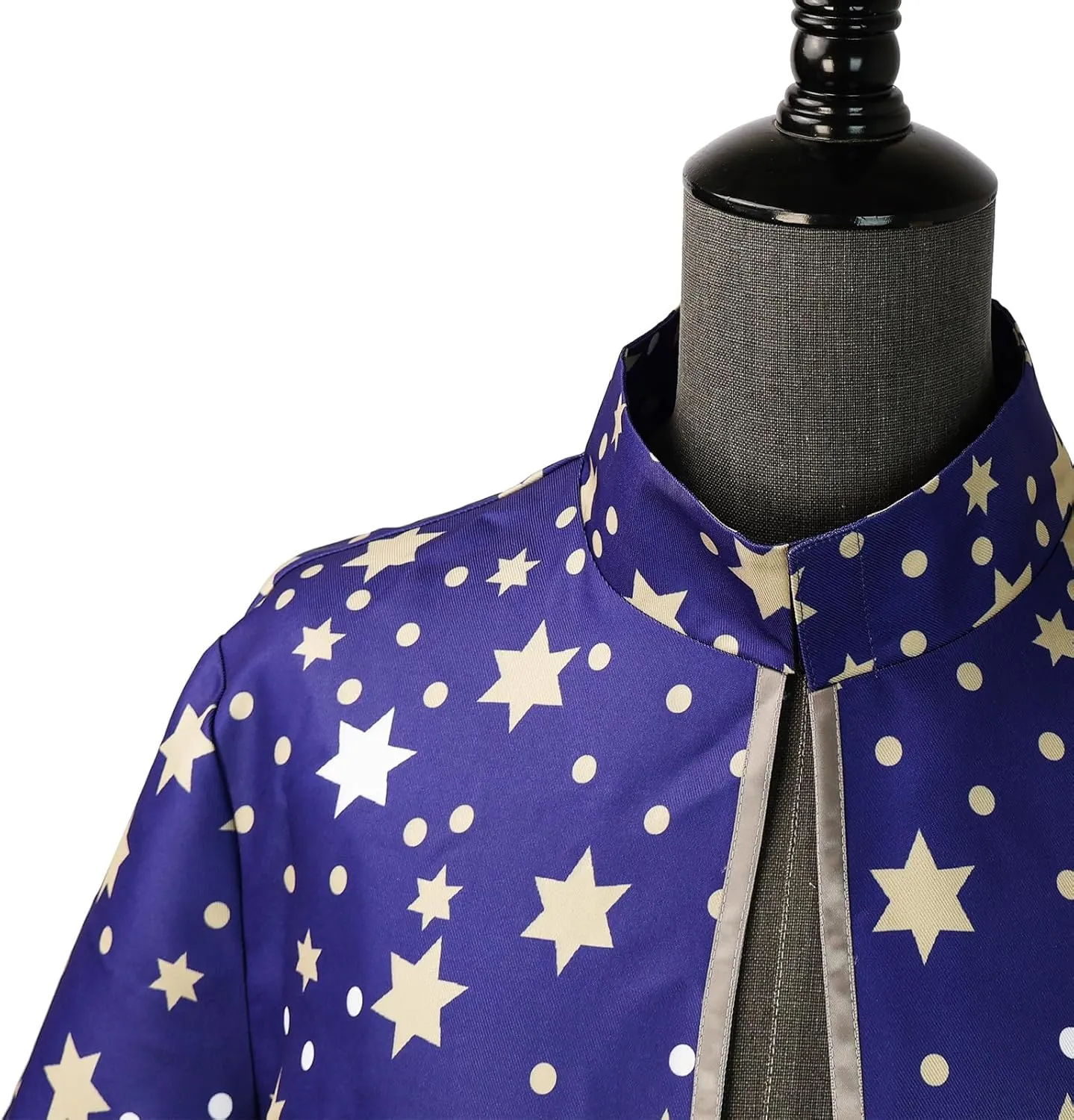 Unisex Wizard Costume Adult Wizard Cosplay Witch Cloak Stars Magician Cape and Hat Halloween Outfits
