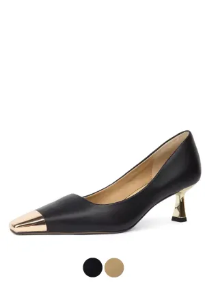 USS Shoes Eloisa Women's Metal Pointed Elegant Pumps