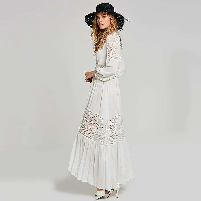 Victorian Sheer Long Dress