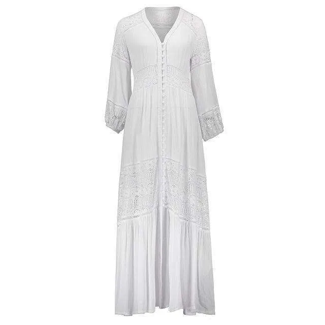 Victorian Sheer Long Dress