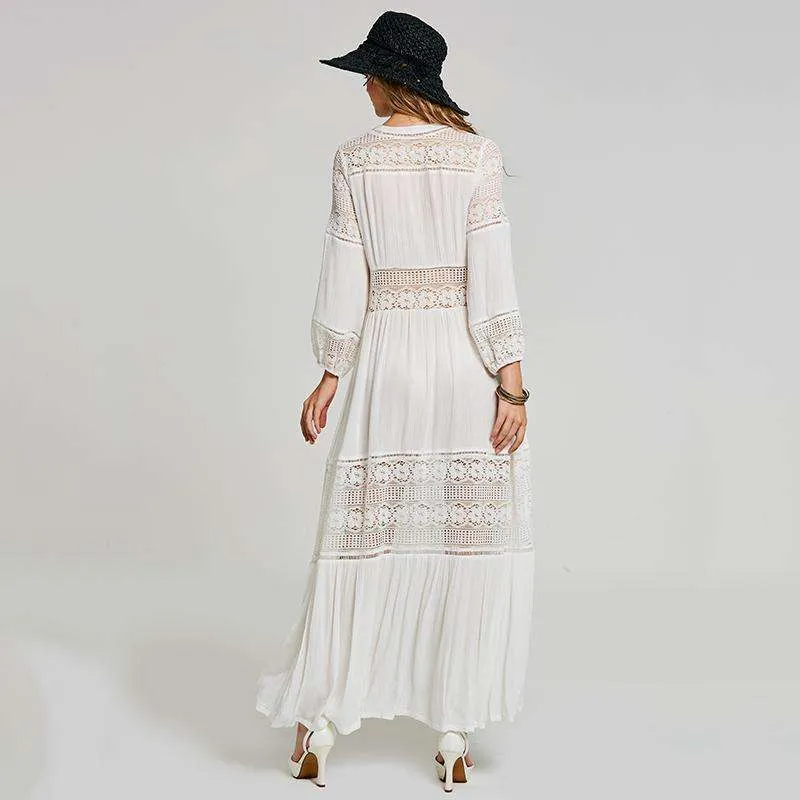 Victorian Sheer Long Dress