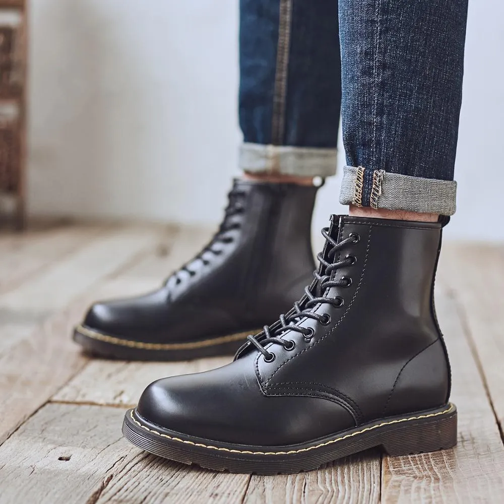 West Louis Casual Basic Zipper Boots