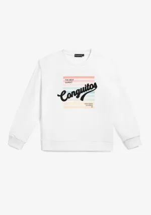 White Sunset Sweatshirt