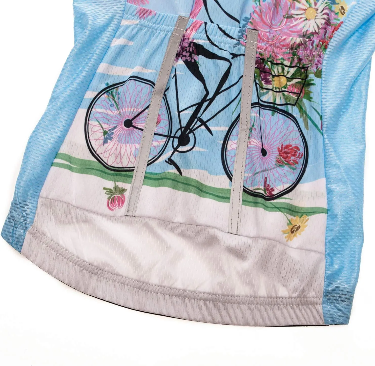 Women Cycling Jersey Shirt Short Sleeve Breathable