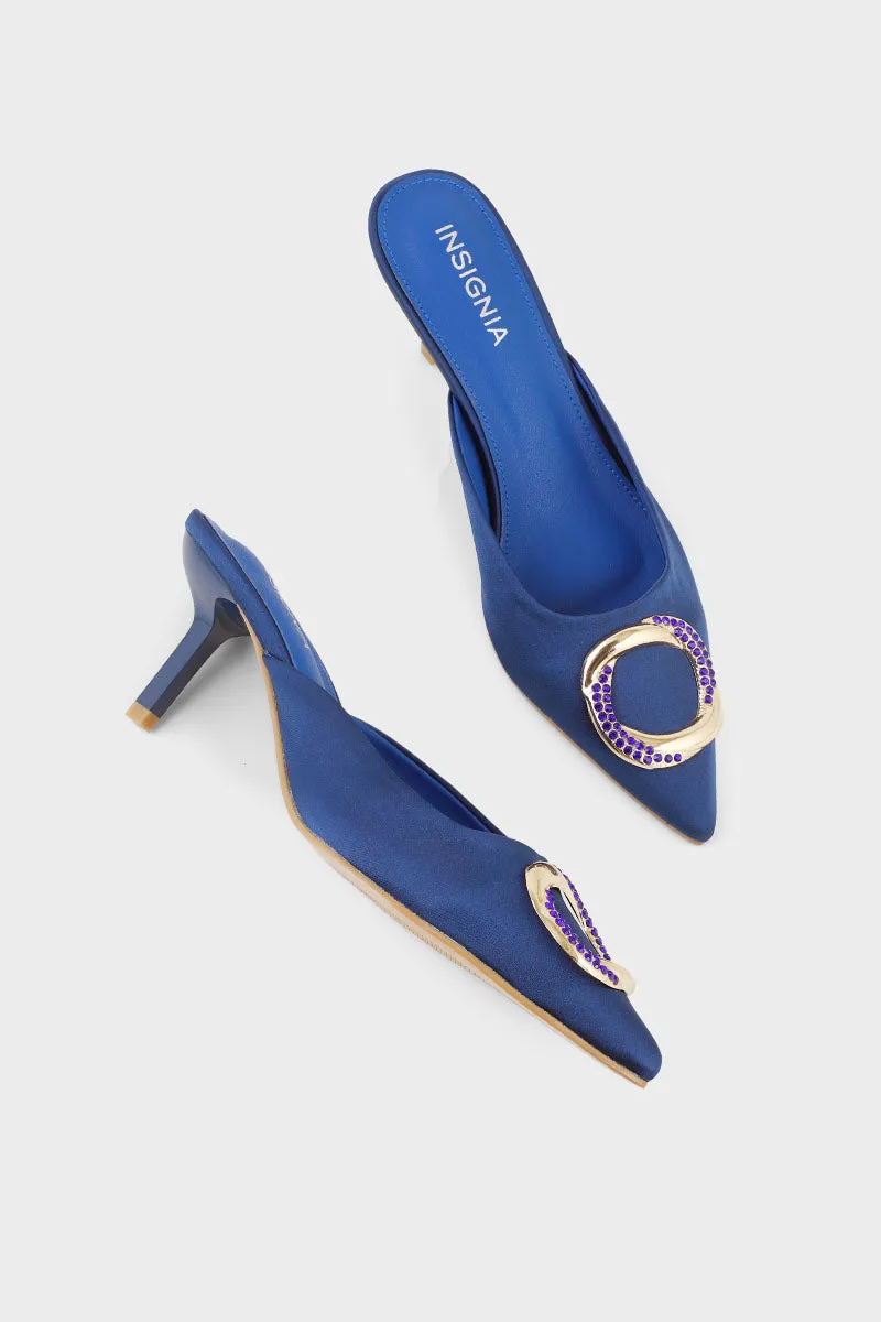 Women Formal Mule I95002-Royal Blue