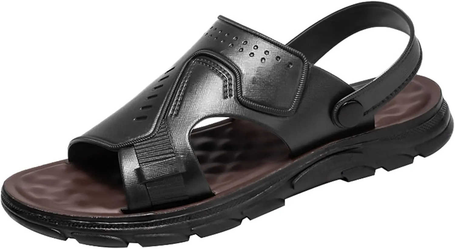 Women Orthotic Walking Sandals Wide Width Orthopedic Flat Sandals with Arch Support Summer Dressy Slip On Beach Slides