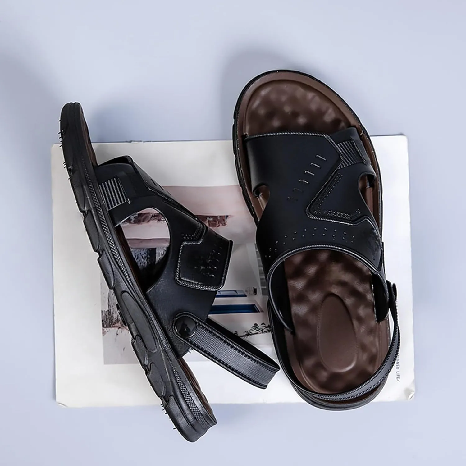 Women Orthotic Walking Sandals Wide Width Orthopedic Flat Sandals with Arch Support Summer Dressy Slip On Beach Slides