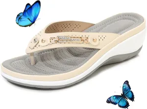 Women's Arch Support Soft Cushion Flip Flops Thong Sandals Slippers, Summer Orthopedic Sandals for Women 2024