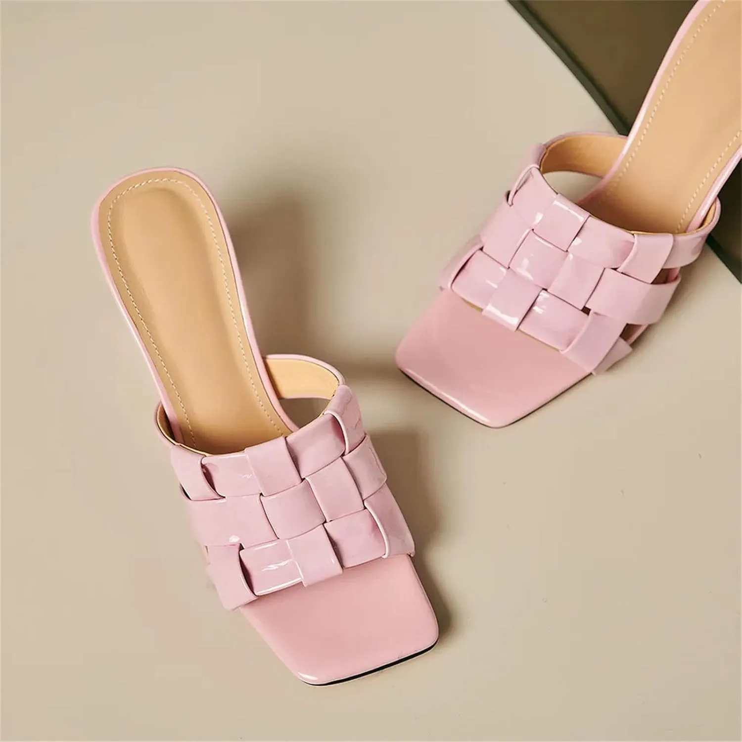 Women's Chunky Heel Gladiator Fashion Sandals - Open Toe Platform, Summer Throwback-Inspired Party