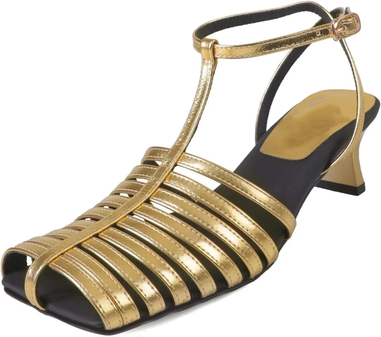 Women's Cow Leather Gladiator Sandals - Ankle Strap Slingback Breathable Summer Dignified elegance Casual