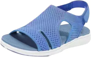 Womens Orthopedic Sandals Comfortable Walking Tennis Shoes Sandals Arch Support Wide Fit Sport Athletic Hiking