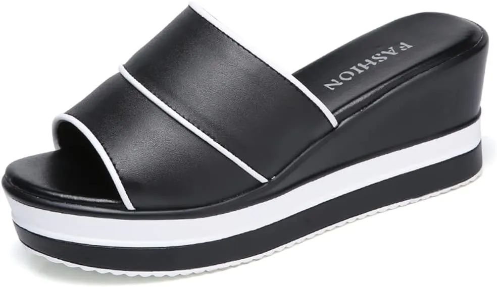 Women's Platform Sandals Casual Fashion Wedge Heels Summer Beach Shoes