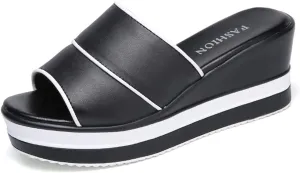 Women's Platform Sandals Casual Fashion Wedge Heels Summer Beach Shoes