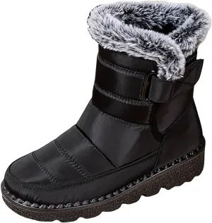 Womens Winter Boots Snow Boots for Women Models Cotton Shoes Padded And Thickened Warmth Heightened Thick Bottom