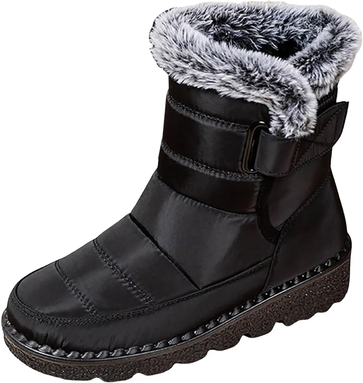 Womens Winter Boots Snow Boots for Women Models Cotton Shoes Padded And Thickened Warmth Heightened Thick Bottom