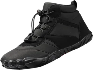 Womens Winter Boots Waterproof Wide Womens Snow Boots Size 9.5 Wide Black Fluffy Boots Women Snow Boots Women Waterproof Hiking Winter Snow Boots Long Black