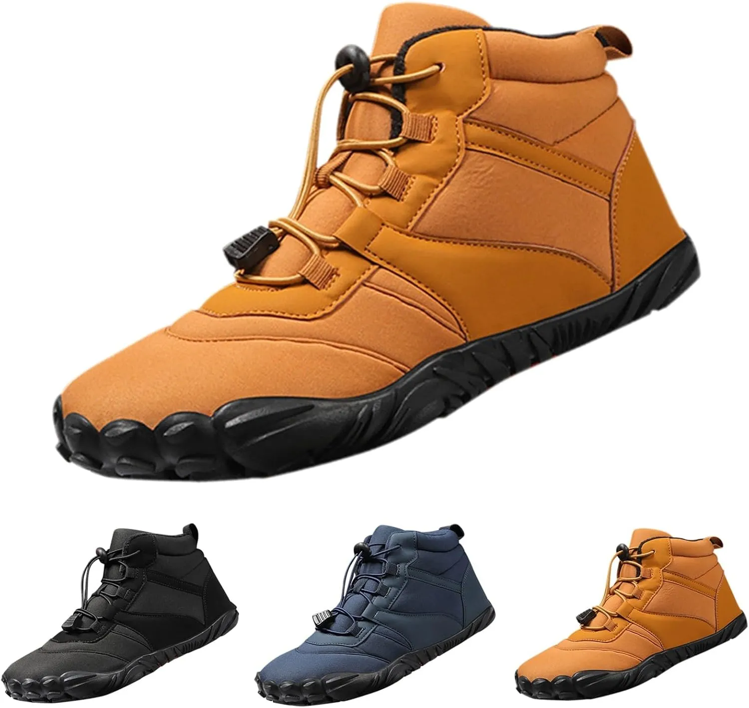 Womens Winter Boots Waterproof Wide Womens Snow Boots Size 9.5 Wide Black Fluffy Boots Women Snow Boots Women Waterproof Hiking Winter Snow Boots Long Black