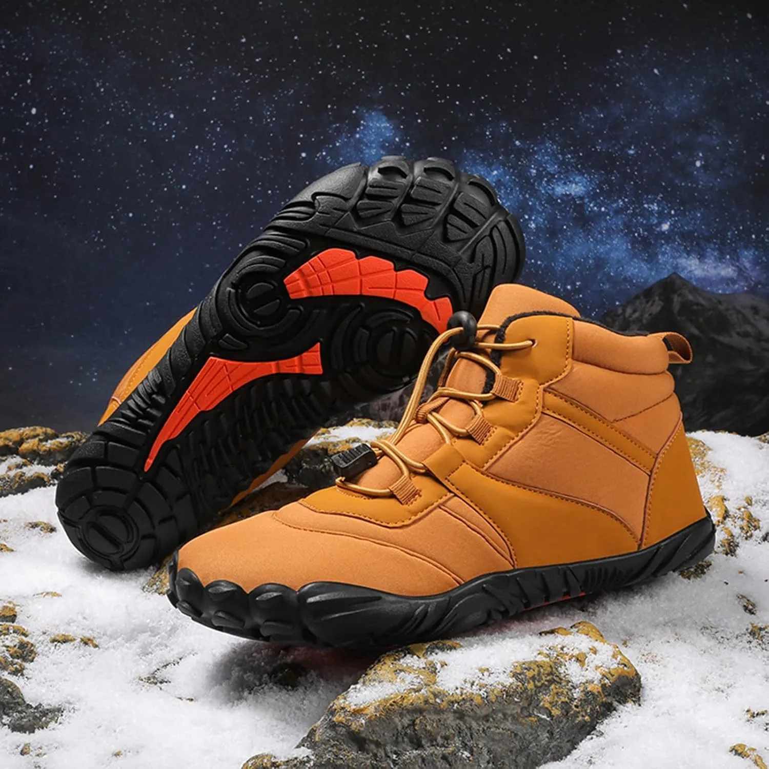 Womens Winter Boots Waterproof Wide Womens Snow Boots Size 9.5 Wide Black Fluffy Boots Women Snow Boots Women Waterproof Hiking Winter Snow Boots Long Black