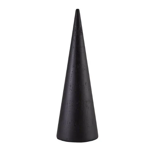 Wood Cone Tree - Lg Black