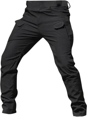Work Pants for Men Casual Stretch Hiking Cargo Relaxed Fit Pants