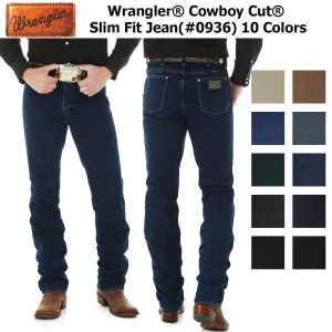 Wrangler Men's 0936 Cowboy Cut Slim Fit Jeans