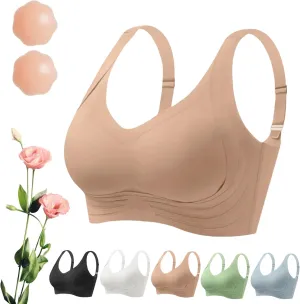 Zenalift Bra, Zenalift - Supportive Wireless Lift Bra for All-Day Comfort, Seamless Posture Correcting Bra for Women
